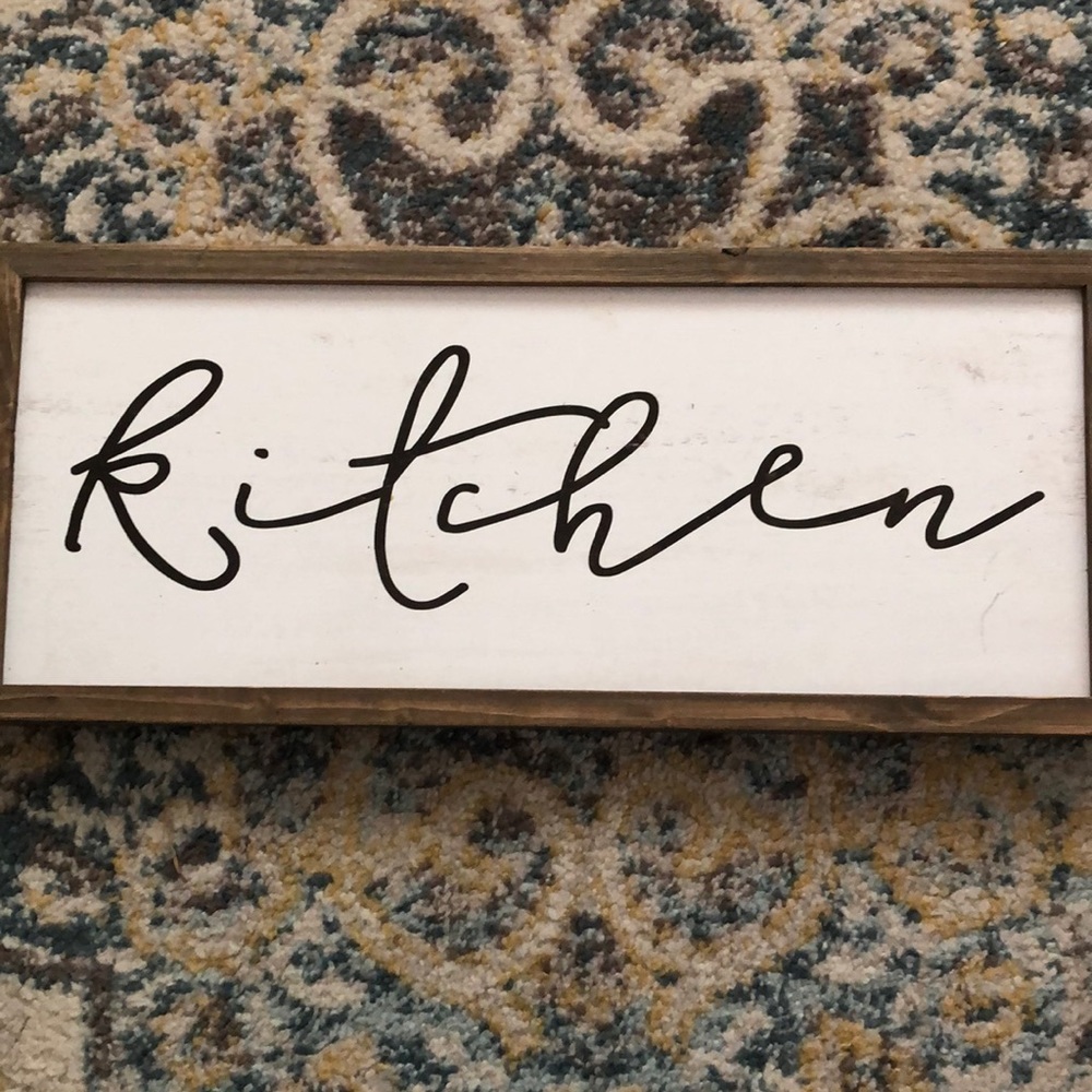 Hobby lobby kitchen sign , no longer need